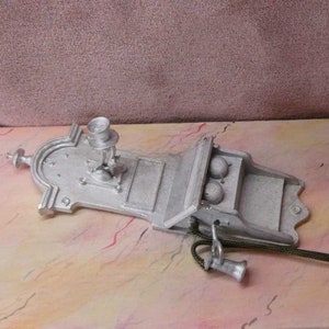 Miniatur antikes Wandtelefon - Metall KIT
