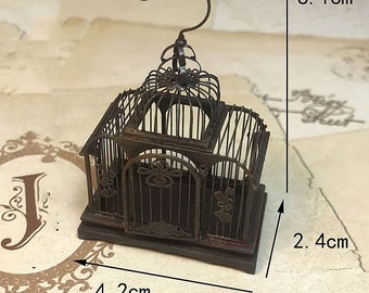 Birdcage KIT with rounded roof - Fuglebur KIT m afrundet tag