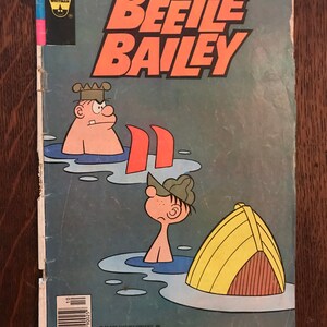 VINTAGE COMIC BOOKS, 1970s, Whitman Comic Books (lot of 4), Beetle Bailey,  Little LuLu