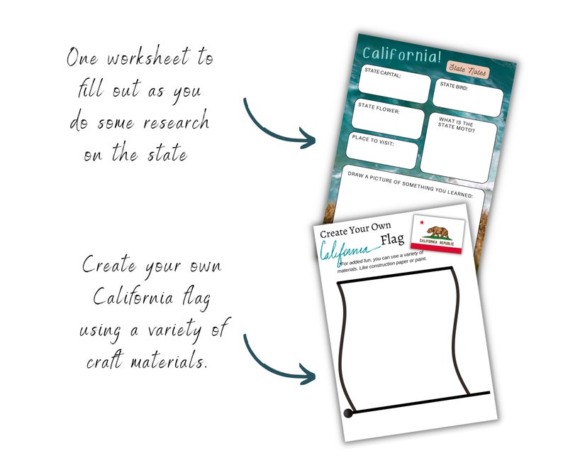 California Coloring Page, U.S. Coloring Page, California Worksheets ...