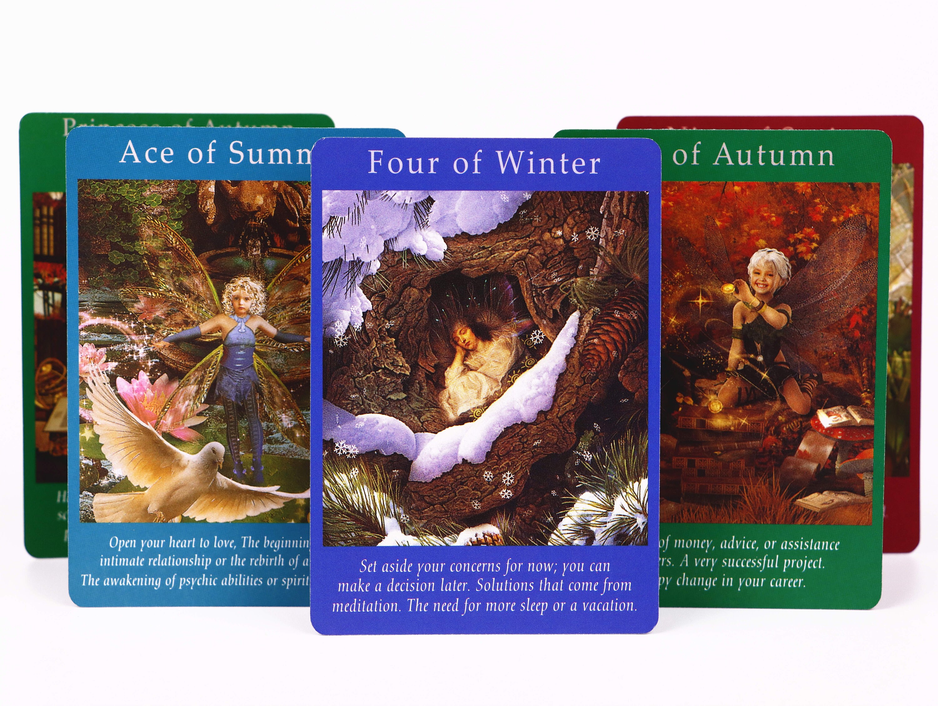 Full Fairy tarot cards deck with guidebook Vintage tarot Etsy