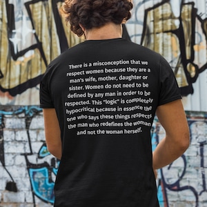 The Misconception About Women Unisex T-Shirt | Respect Women Line | Equality Apparel