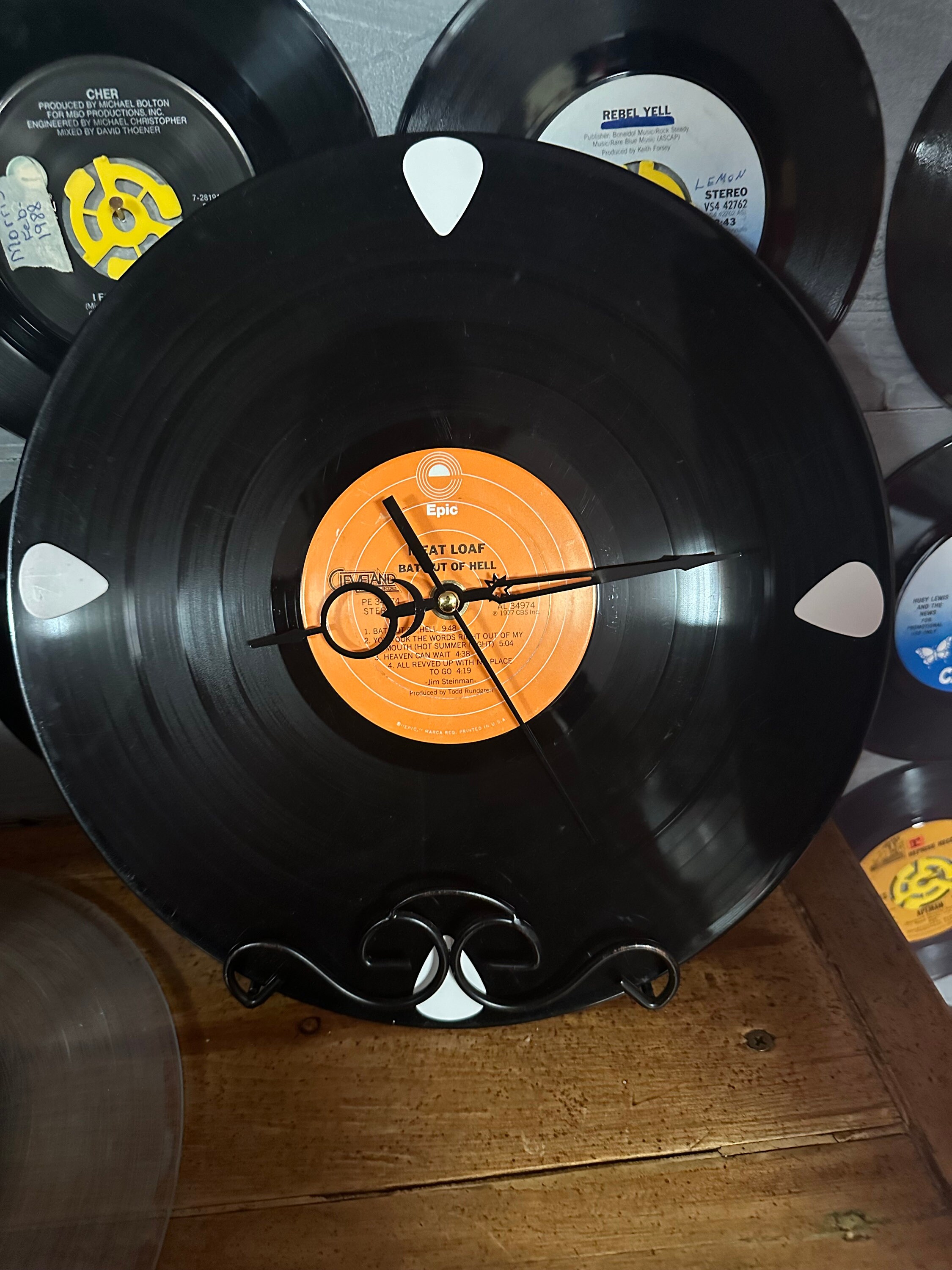 Vinyl record / clock designed by me.