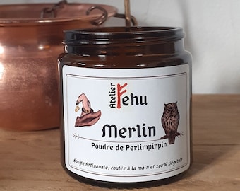 Merlin candle - esoteric - magical - gourmet candle