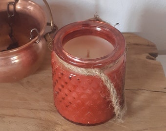 Lantern candle - barley sugar scent