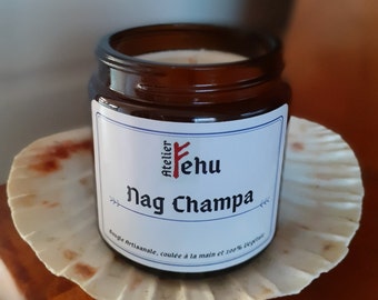 Candle nag champa - incense - oriental - soy wax - handmade -