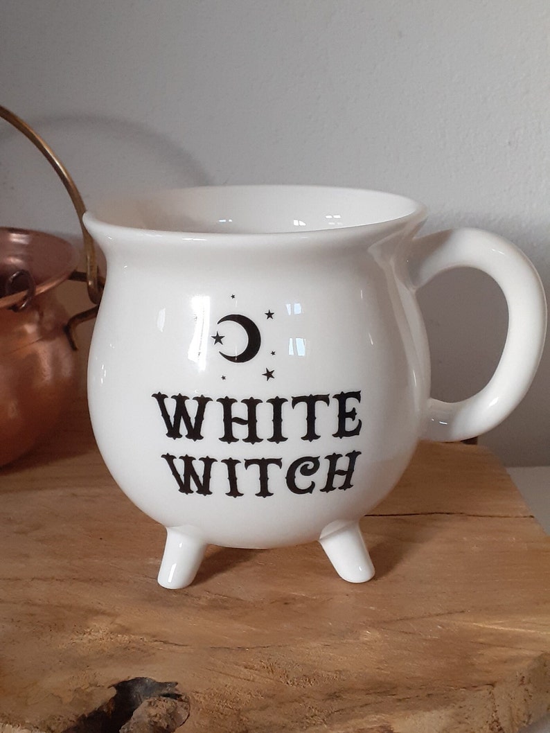 Cauldron candle witchy mug candle image 5