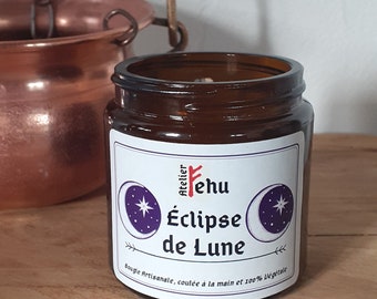 Moon eclipse candle - full moon candle - ritual candle