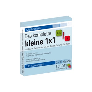 Das komplette kleine 1x1, 121 Lernkarten. Mathe leichter Lernen mit Lernkarten