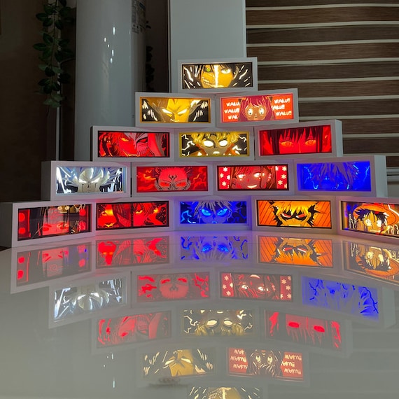 Illuminated Anime Light Box: Bring Your Favorite Characters to Life 