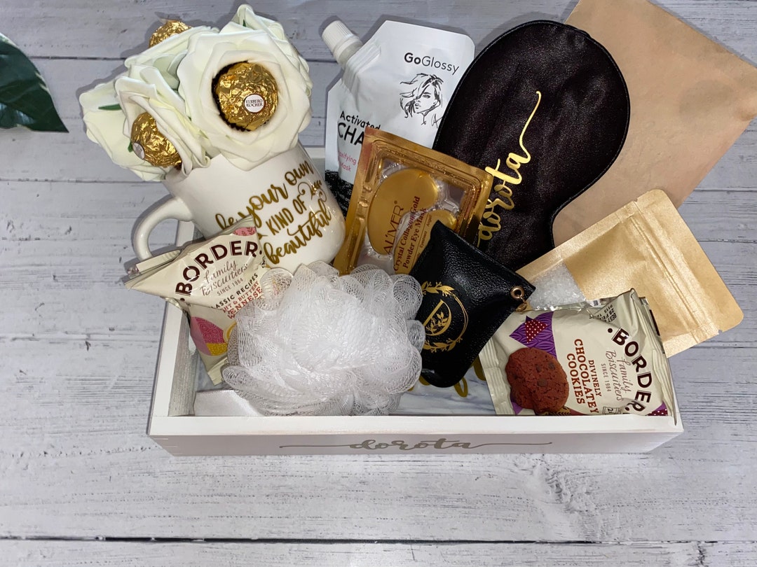 Pick Me up Hamper With Custom Resin Tray Etsy UK