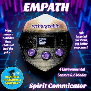 Empath - Spirit communication device 4 ghost hunting - 6 different modes  - Better than Ovilus - 100% rechargeable - Paranormal