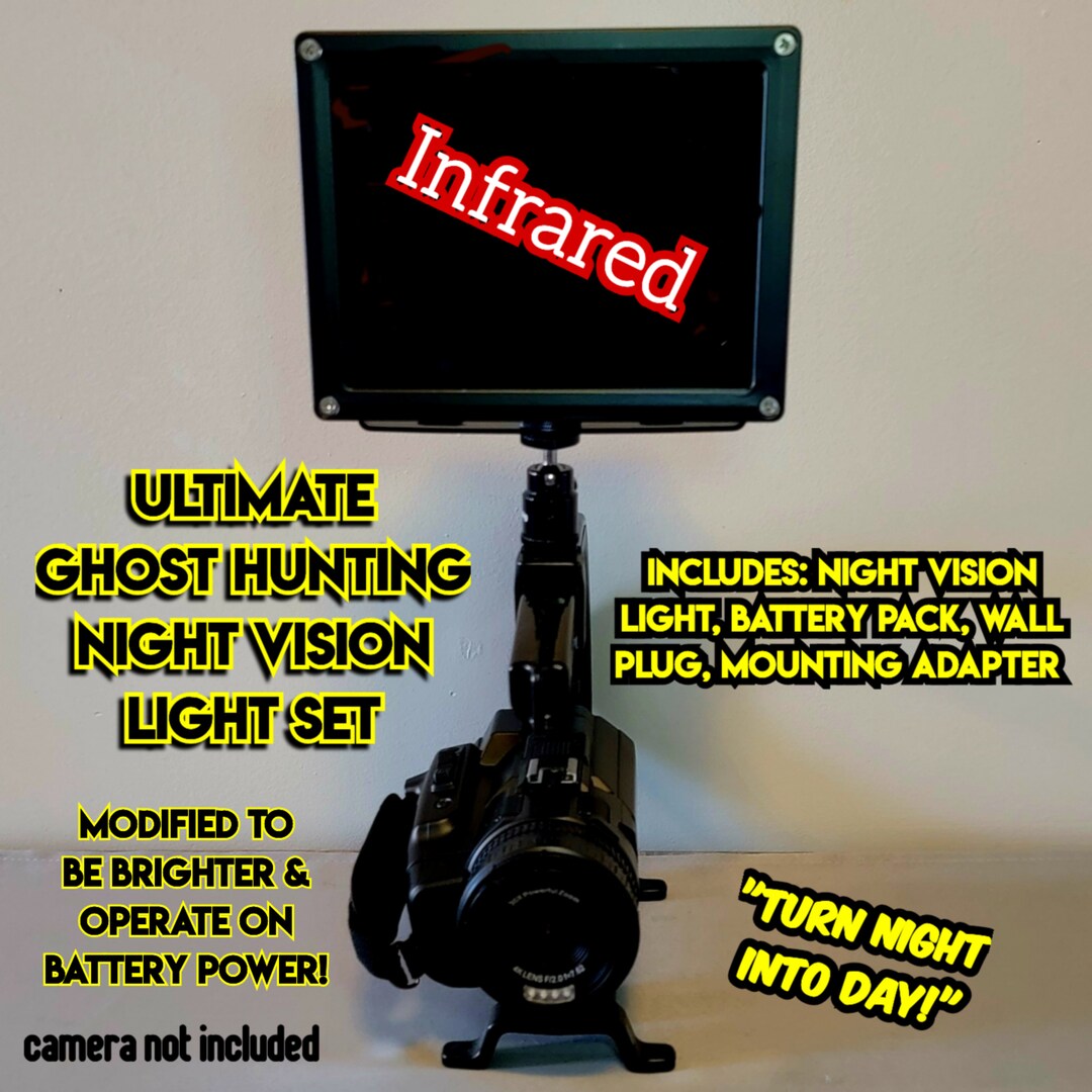 Ghost Hunting Ultimate Night Vision Light Set the Brightest Infrared