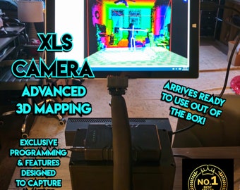XLS Camera for ghost hunting, 3D mapping! Only XLS w/Real Time 3D Mapping! Complete Device  10" Tablet or 12" Tablet available Paranormal