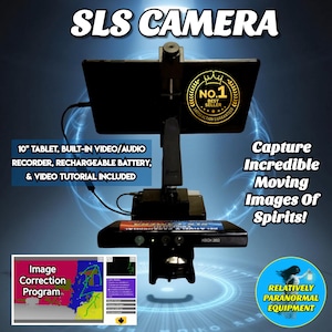 SLS CAMERA 4 Ghost Hunting, Comes w/everything incl. 10" Tablet & screen/audio recorder, exclusive image correction software As Seen On TV!