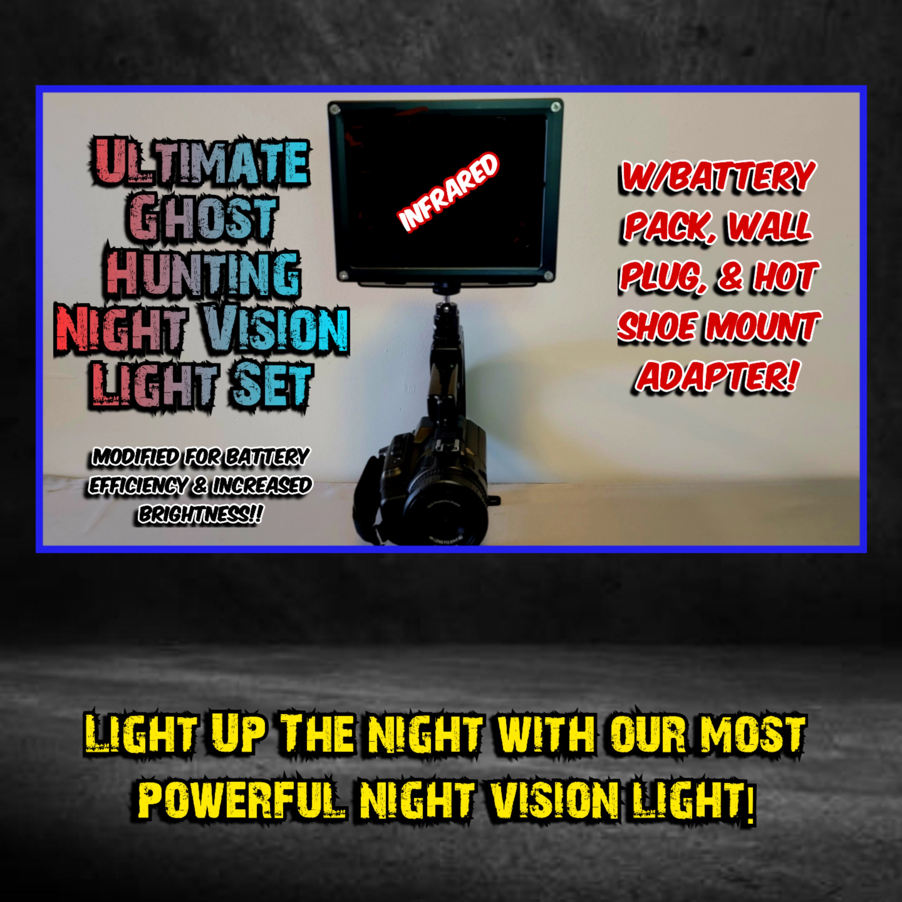 Ultimate Ghost Hunting Infrared Night Vision Light – Powerful Infrared ...