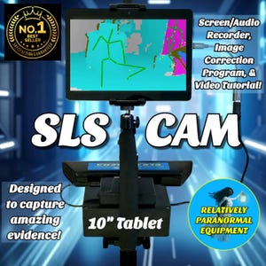 SLS CAMERA 4 Ghost Hunting, Comes w/everything incl. 10" Tablet & screen/audio recorder, exclusive image correction software As Seen On TV!