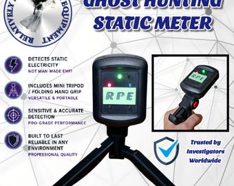 Ghost Hunting Static Meter - document the static electricity feeling when a spirit is present on your paranormal investigations!