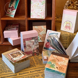 80 folhas de adesivos de ervilhas Herbal Chronicle Series Plant Sketch Handbook DIY Sticker Book #113