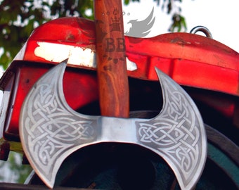 Double Sided Axe Etsy Double Sided Axe Etsy