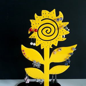 DIY Ohrring Display Stand, DIY Schmuck Veranstalter, DIY Laser geschnitten Dateien, Glowforge Vektor-Dateien, digitale Muster: Dxf - Svg - Ai - Pdf-Dateien