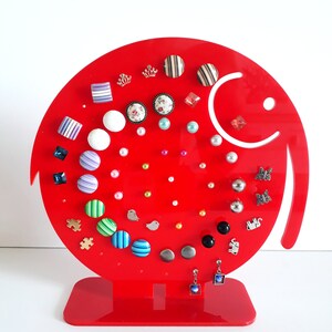 DIY Ohrring Display Ständer, DIY Schmuck Organizer, DIY Laser geschnittene Dateien, Glowforge Vektor Dateien, digitale Muster: Dxf - SVG - Ai - Pdf Dateien