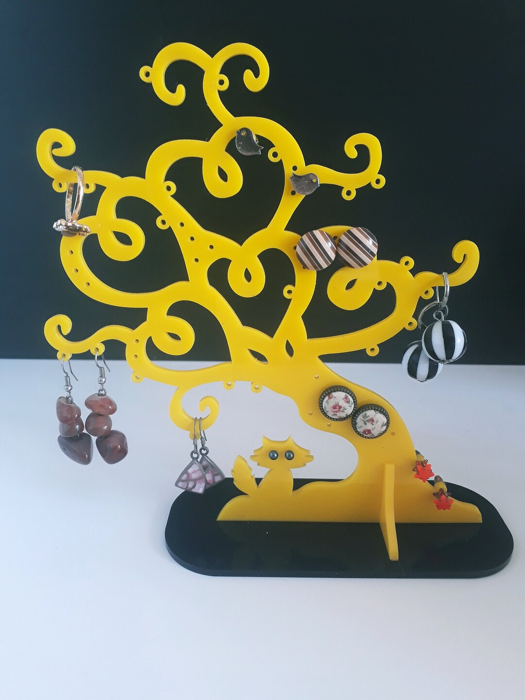 DIY Earring Display Stand DIY Jewelry Organizer DIY Laser Etsy