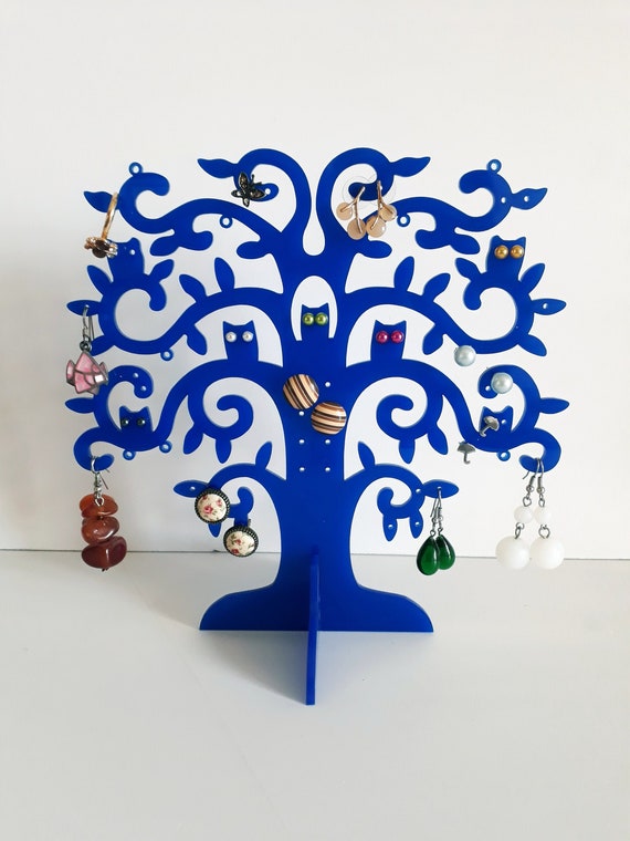 DIY Earring Display Stand DIY Jewelry Organizer DIY Laser Etsy