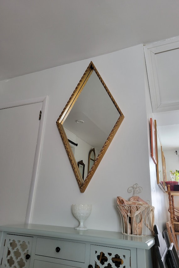 wall mirror / 昭和レトロ Amazon.com: Bitray Vintage Wall Mirror Decorative Hanging