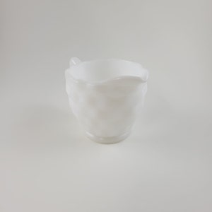 Vintage Milk Glass Creamer