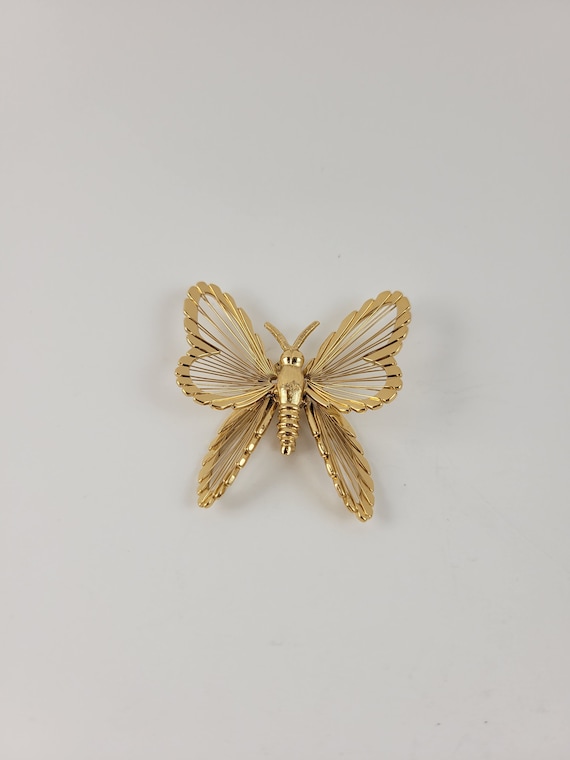 Vintage Monet Butterfly Brooch