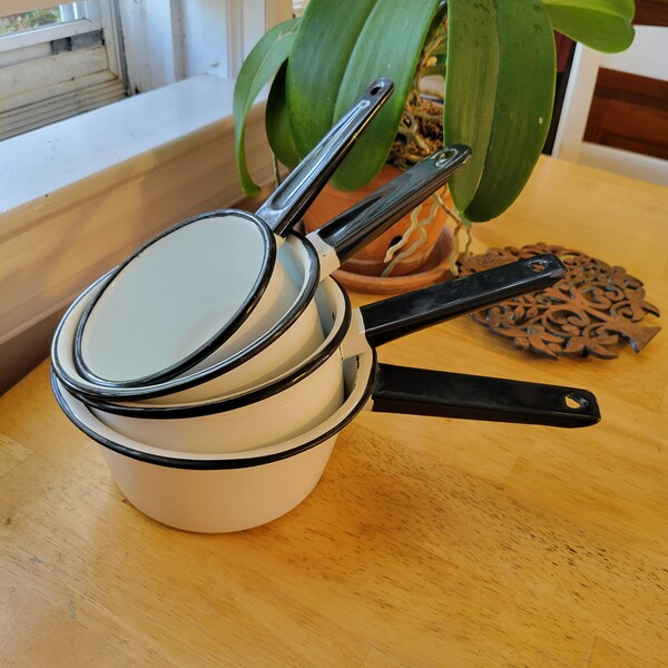 White Enamelware Etsy
