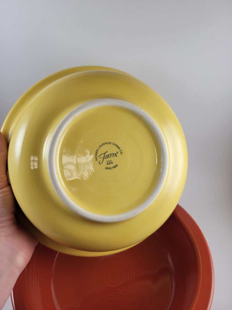 Fiesta Serving Bowl, Paprika and Sunflower Fiesta Bowls Etsy