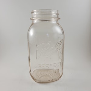 Vintage RARE Pink Quart Ball Mason Jar