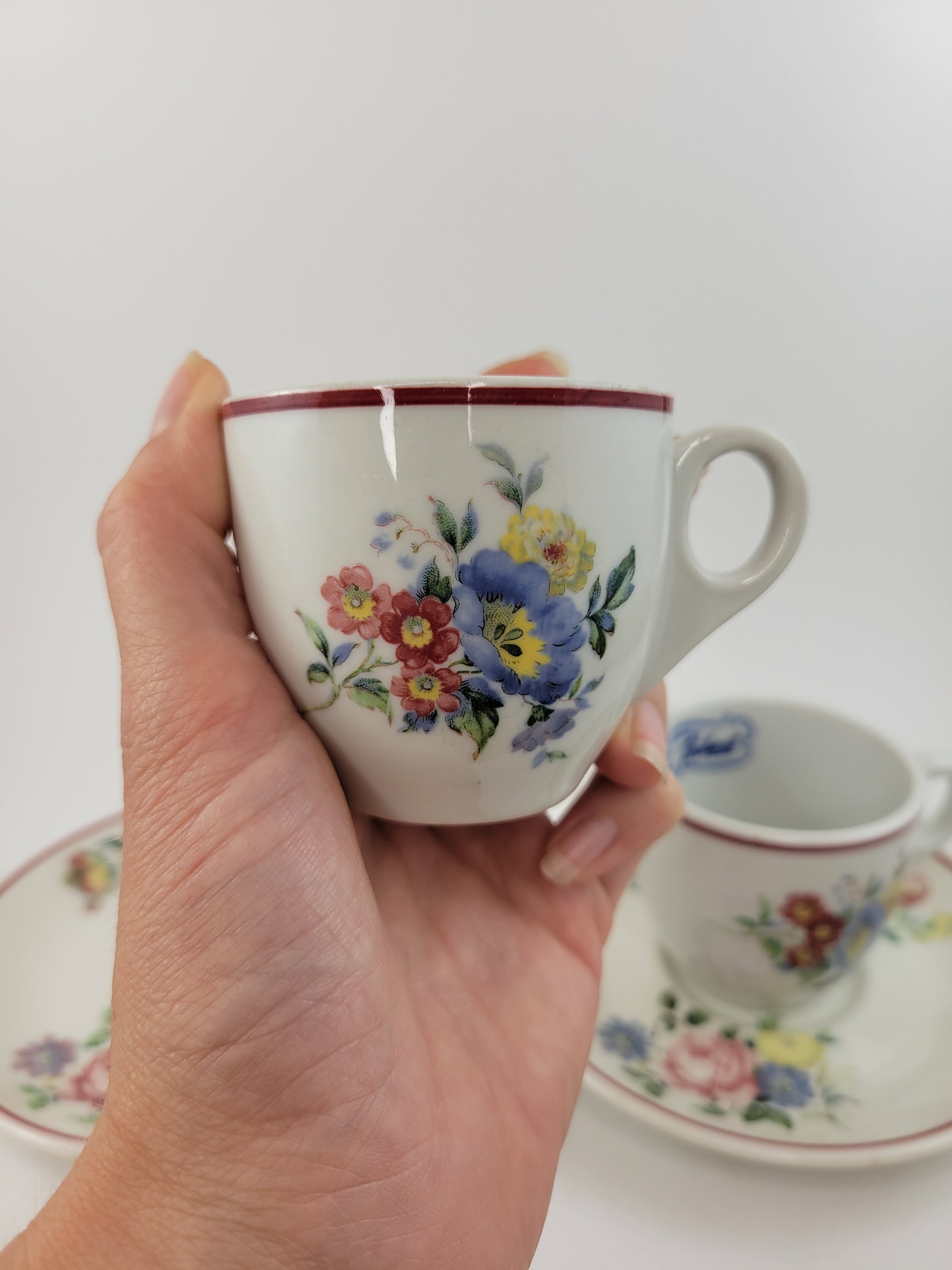 Rare Antique Belmont Plaza Hotel Tea Cup & Saucer Set Etsy