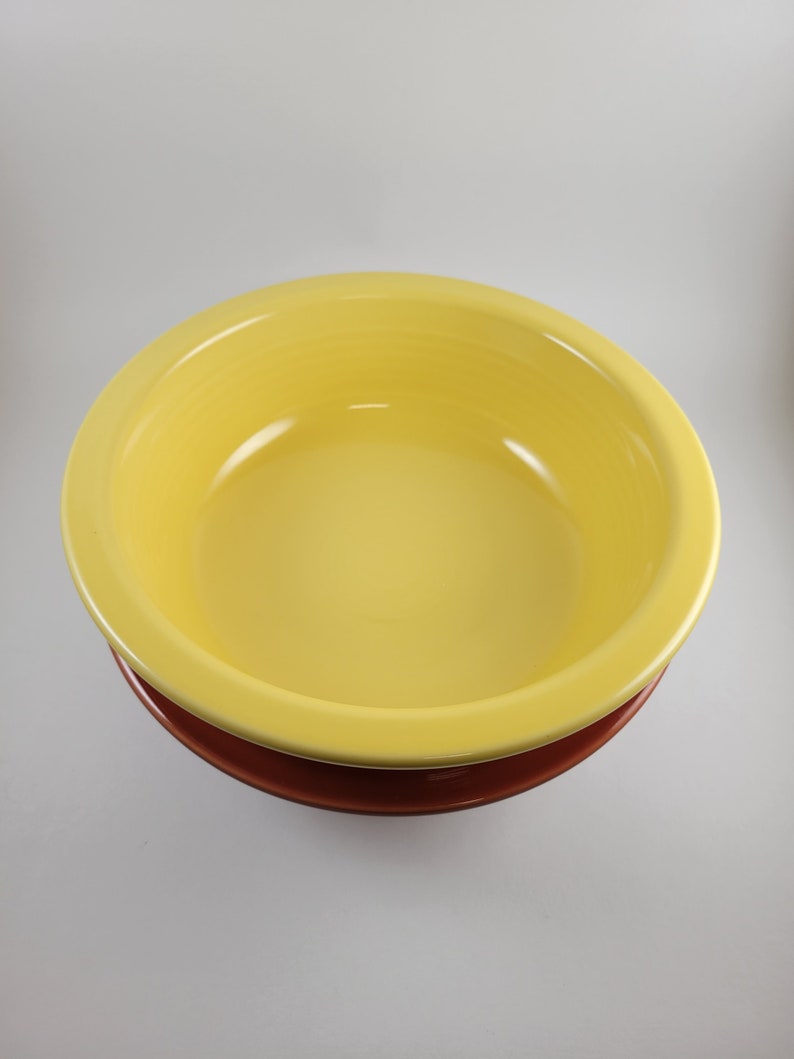 Fiesta Serving Bowl, Paprika and Sunflower Fiesta Bowls Etsy