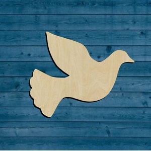 Birds | Easter Dove Shape | Multiple Sizes | Laser Cut | Unfinished | Wood Cutouts Shapes
