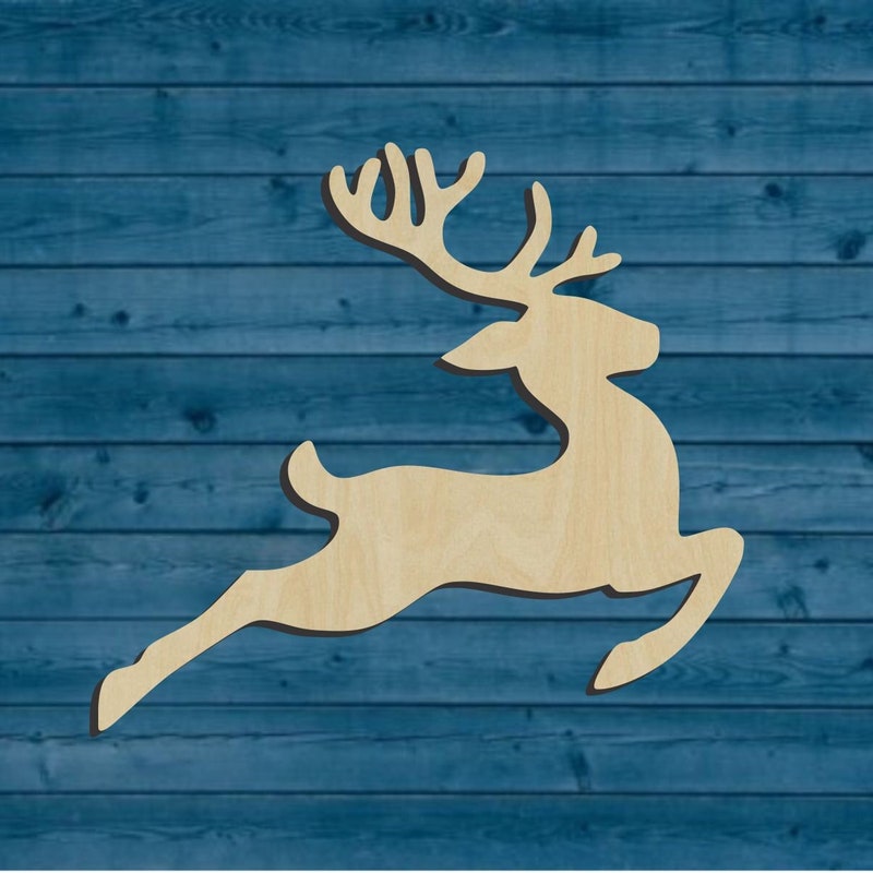 Reindeer Cut Outs Etsy