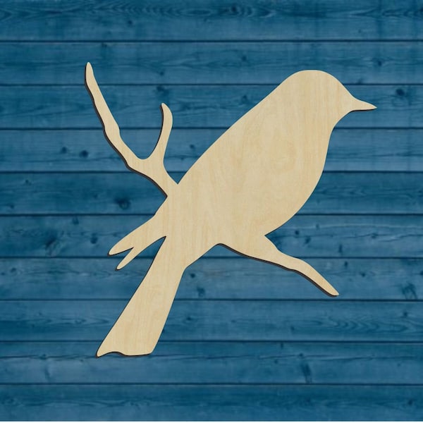 Animal | Spring | Bird Shape | Multiple Sizes | Laser Cut | Unfinished | Wood Cutouts Shapes