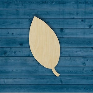 Leaf Shape | Multiple Sizes | Laser Cut | Unfinished | Wood Cutouts Shapes