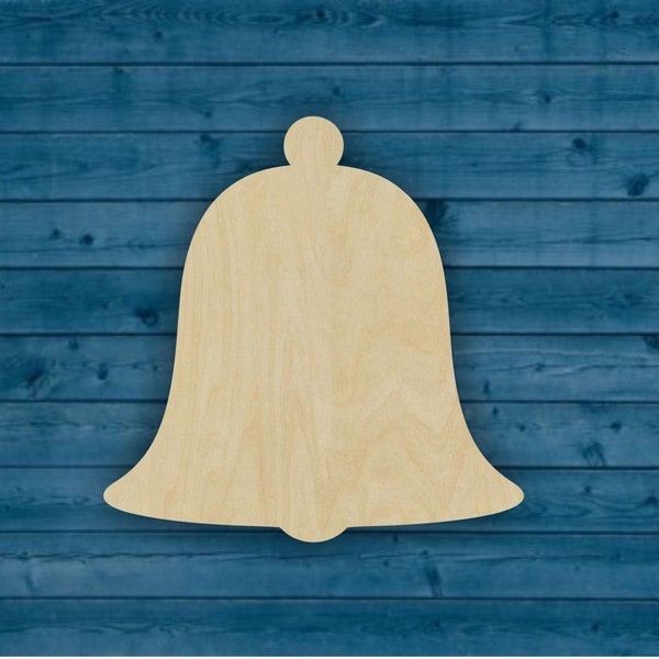 Bell Shape | Multiple Sizes | Laser Cut | Unfinished | Wood Cutouts Shapes