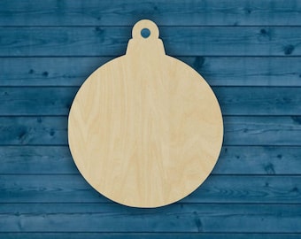 Blank Ornament Shape | Multiple Sizes | Laser Cut | Unfinished | Wood Cutouts Shapes
