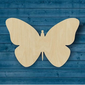Butterfly Shape | Multiple Sizes | Laser Cut | Unfinished | Wood Cutouts Shapes