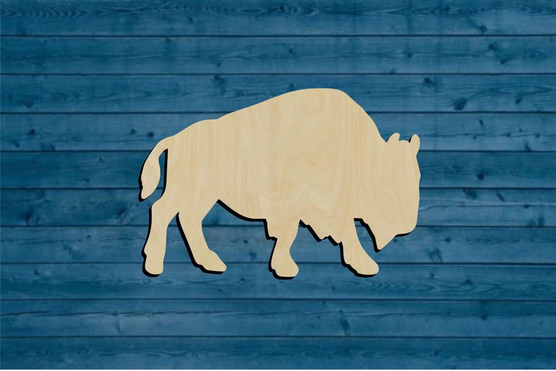 Buffalo-bison Shape | Animal | Multiple Sizes | Laser Cut | Unfinished ...
