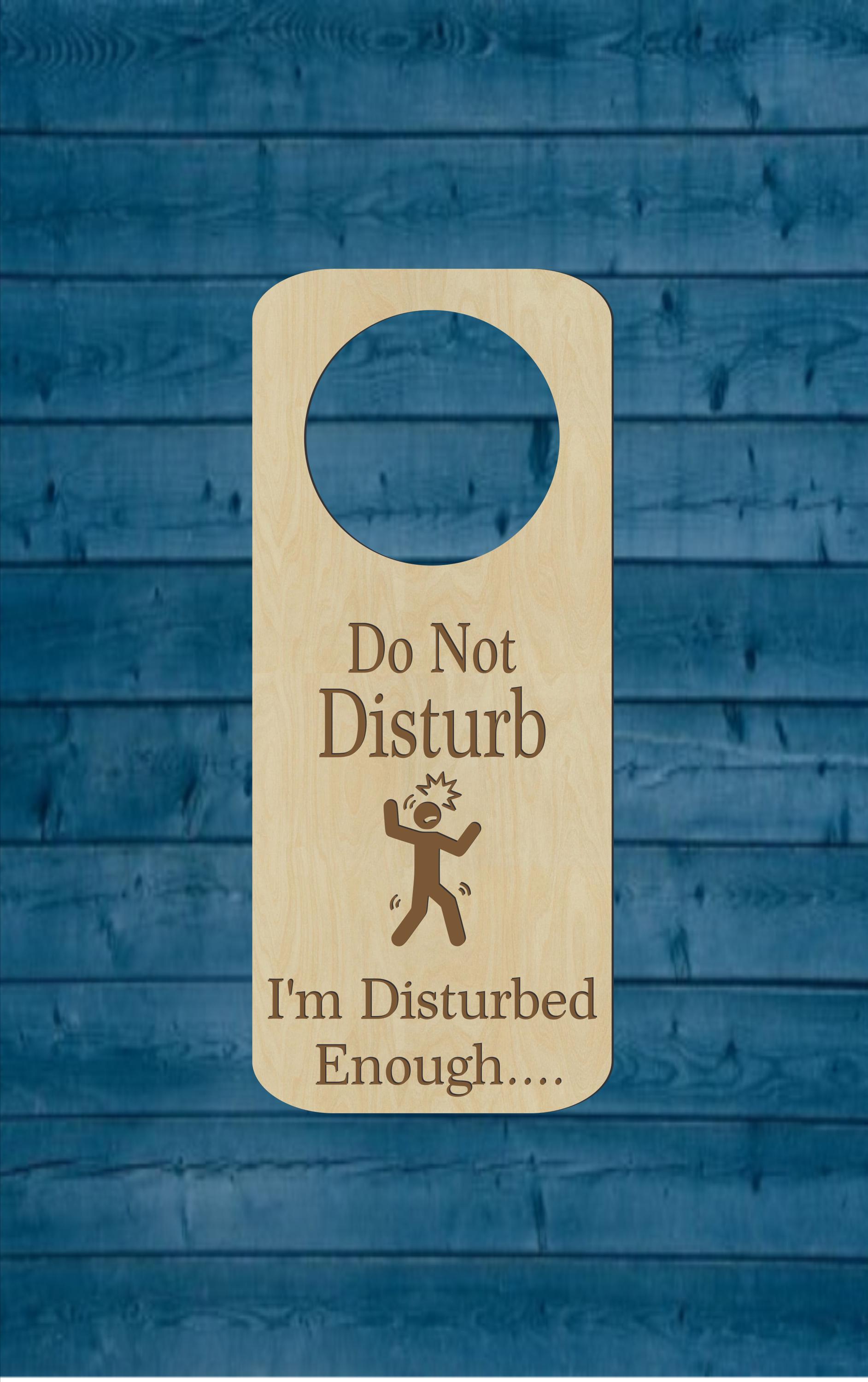 Fout Niet Storen / Please Do Not DISTURB T-shirt Met Zwart Voor Dames Fout Fun Tekst Shirt M