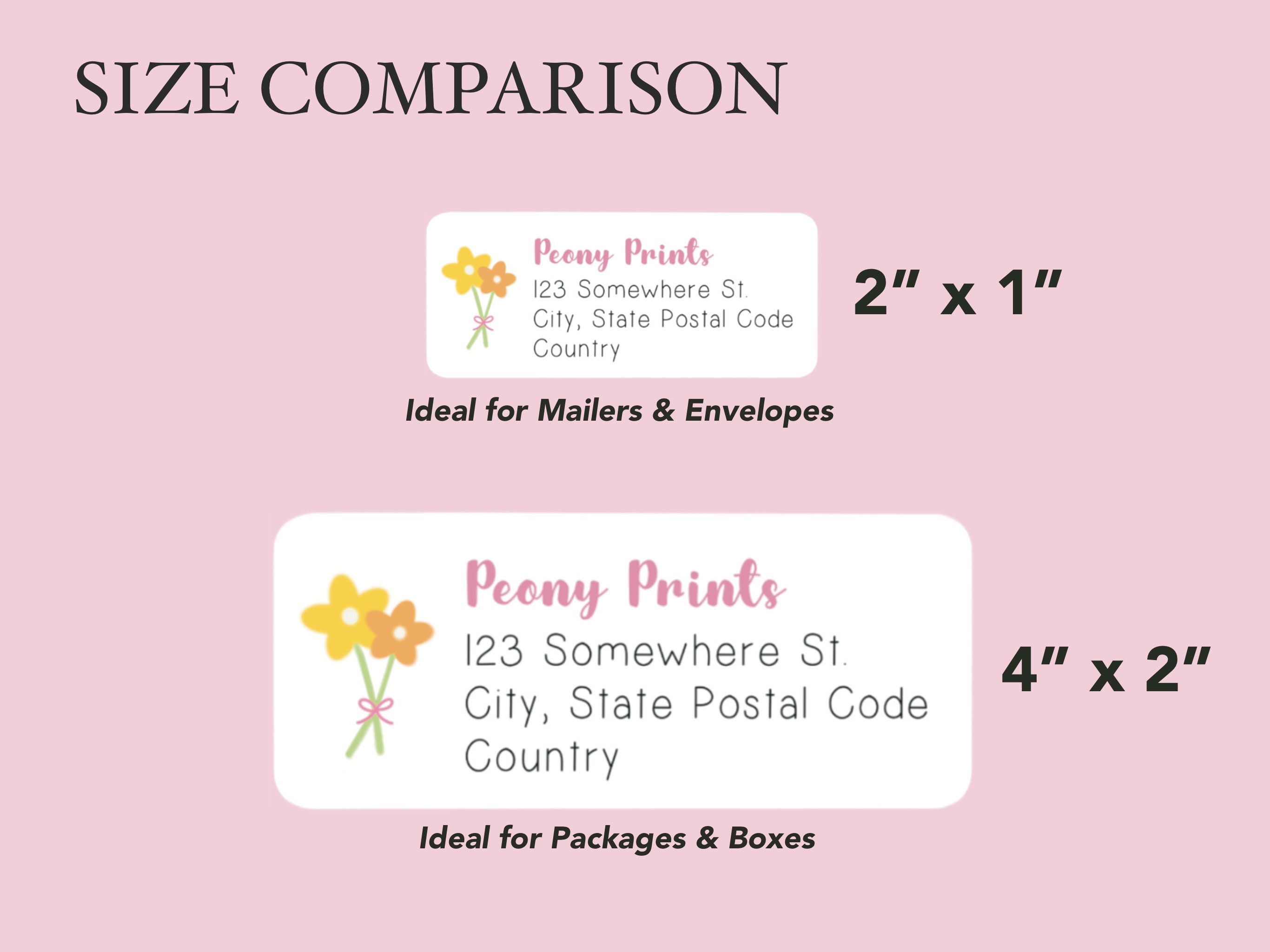 Customizable Address Labels Cute Glossy Address Labels Etsy