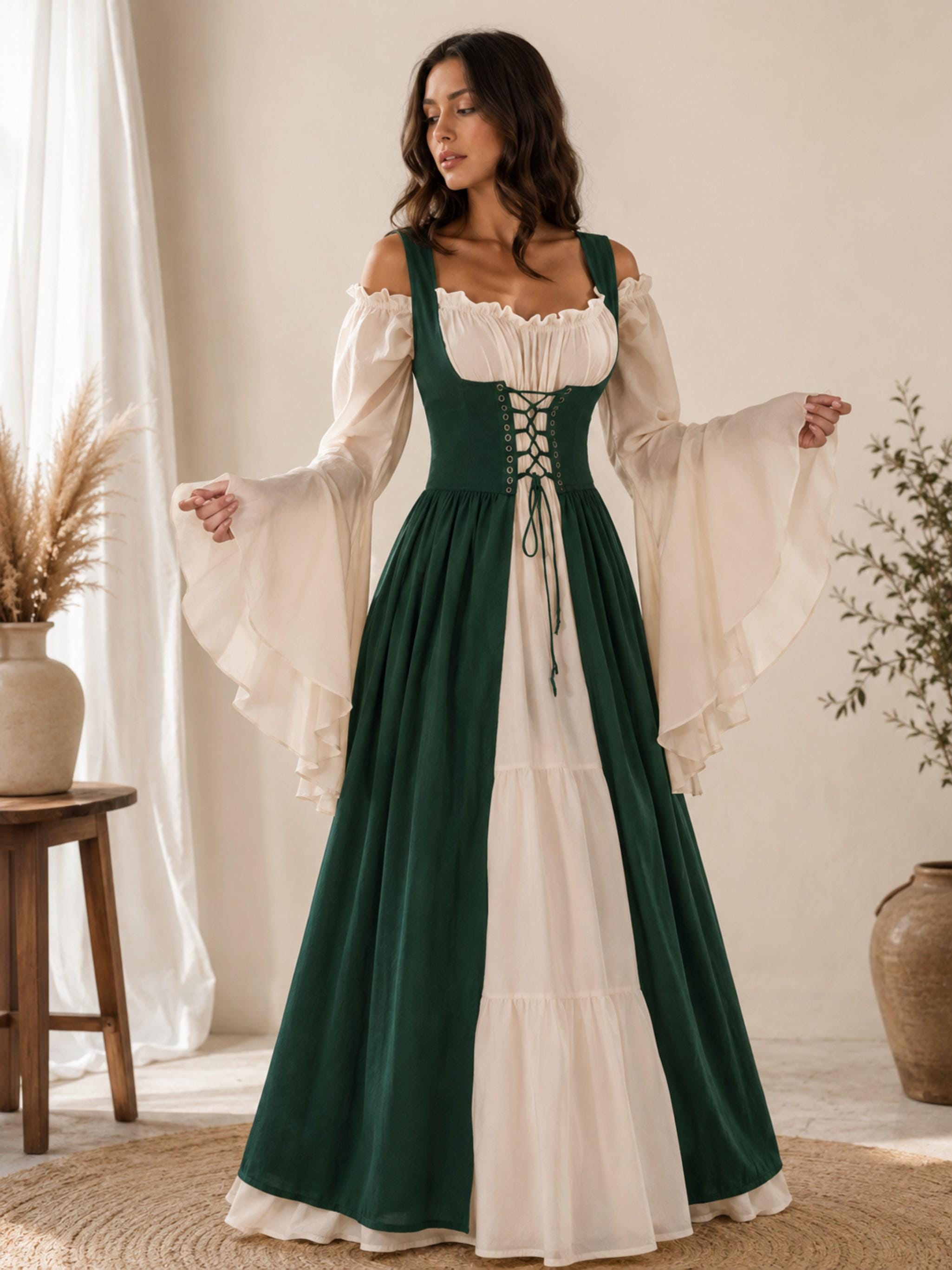 Green Renaissance Dress
