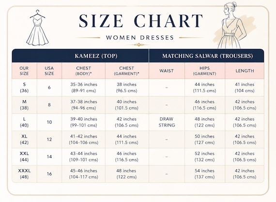 pakistani ladies dress size chart Black Salwar Kameez Handmade Traditional Indian Lawn Suit Cotton Ethnic Outfit With Chiffon Dupatta for Women pakistan female khaadi size chart