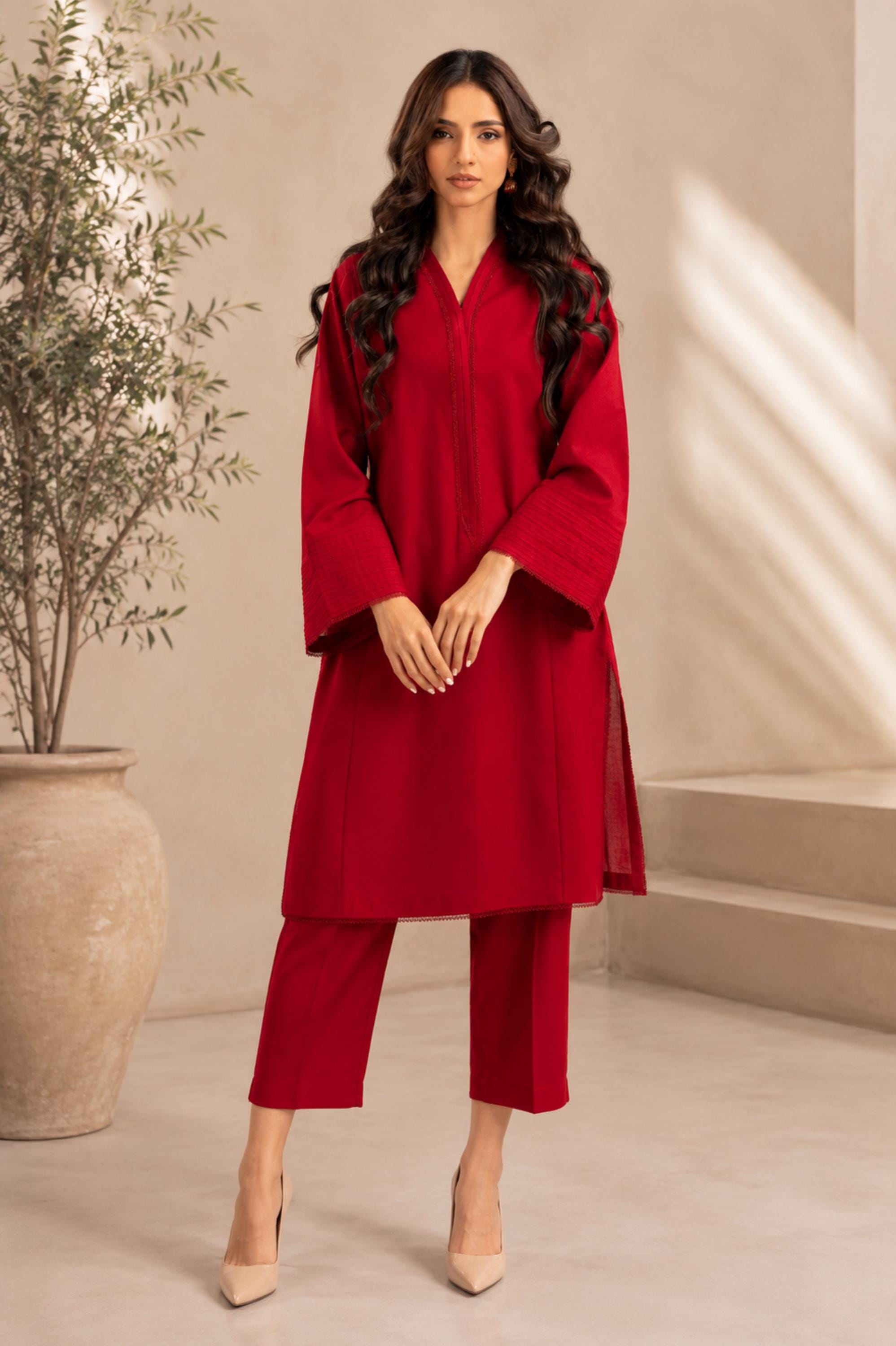 Red Dress Pakistani