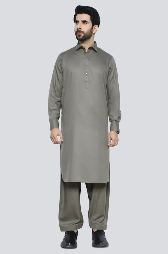 Cotton shalwar kameez best sale mens